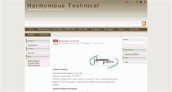 Desktop Screenshot of harmonious.co.za