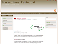 Tablet Screenshot of harmonious.co.za